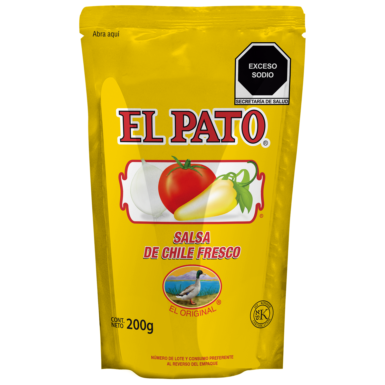 Salsa Chile Fresco El Pato 200 0 Gr