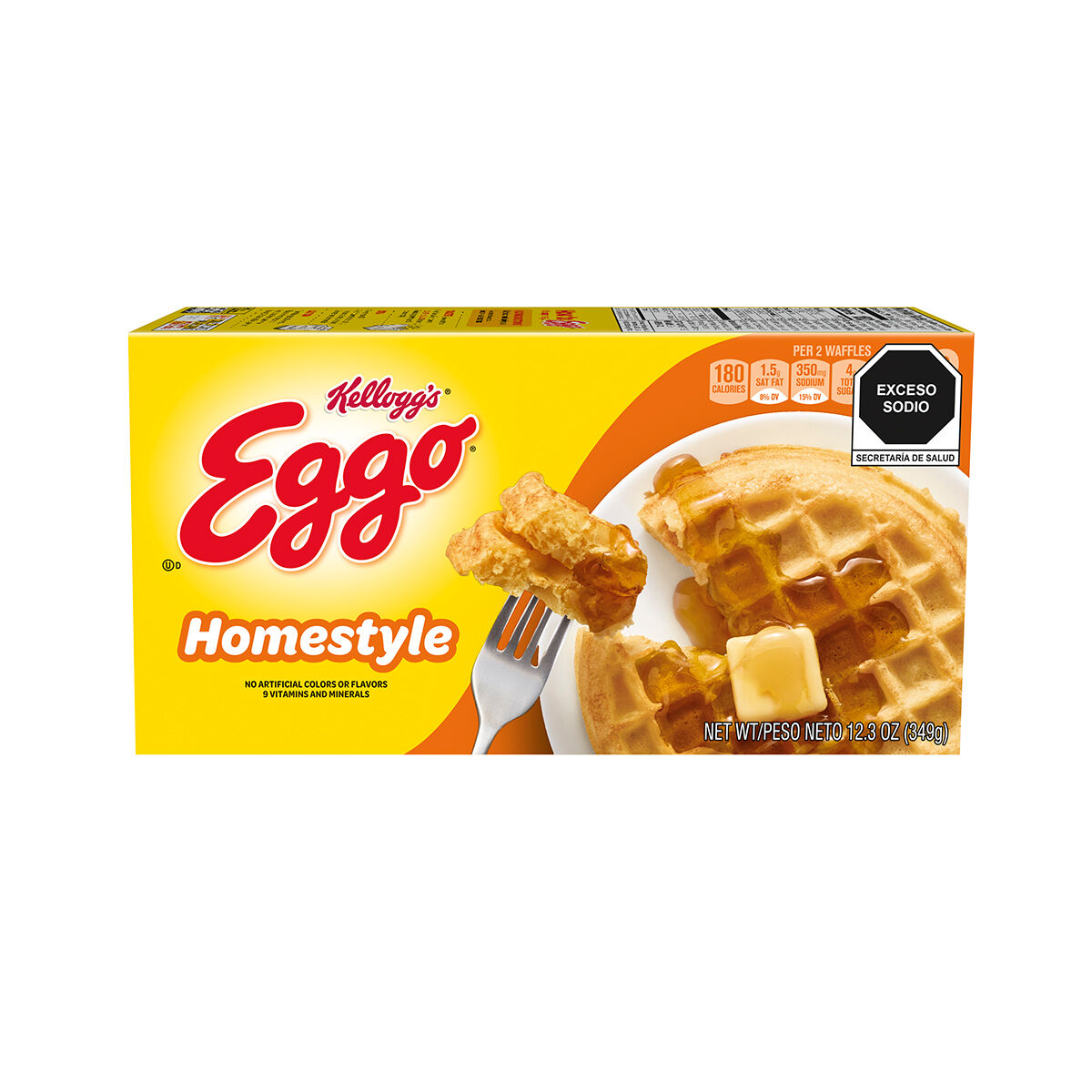 Waffle Homestyle Eggo 349.0 Gr