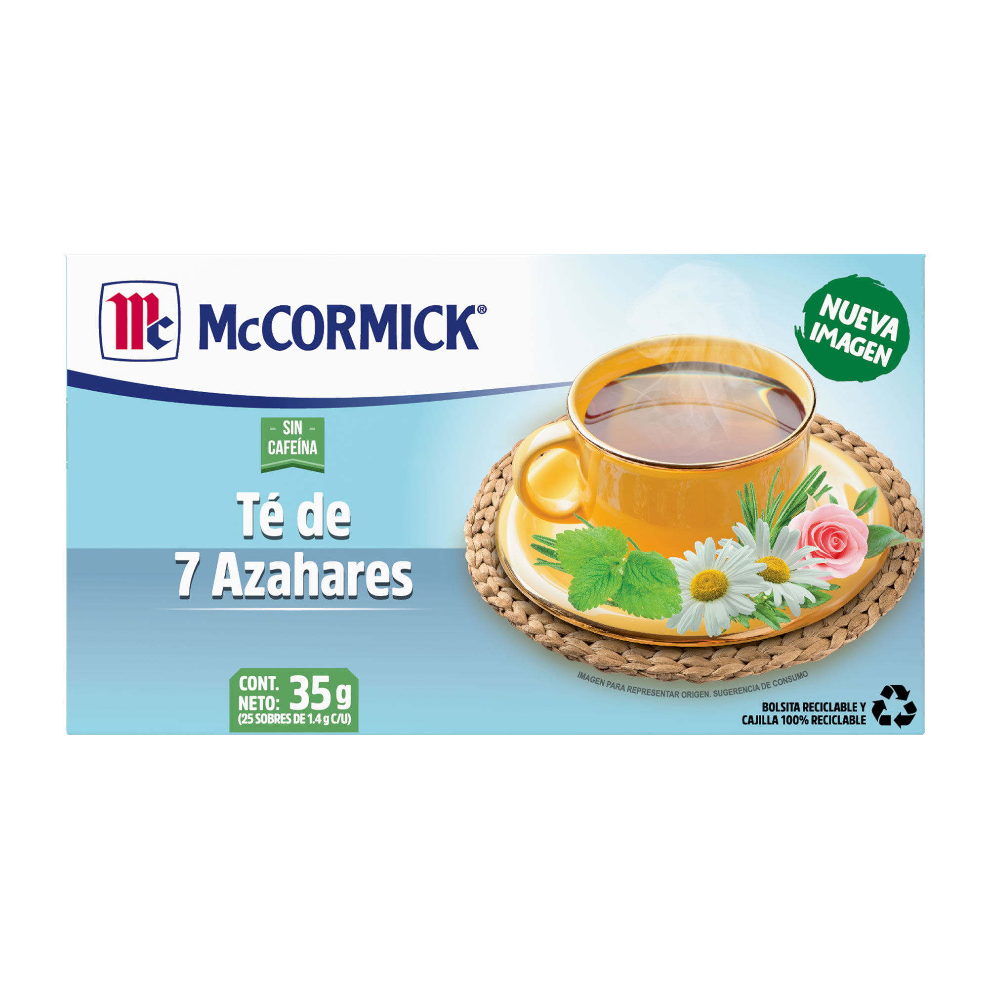 Te 7 Azahares Sin Cafeina Mc Cormick 25.0 Sob