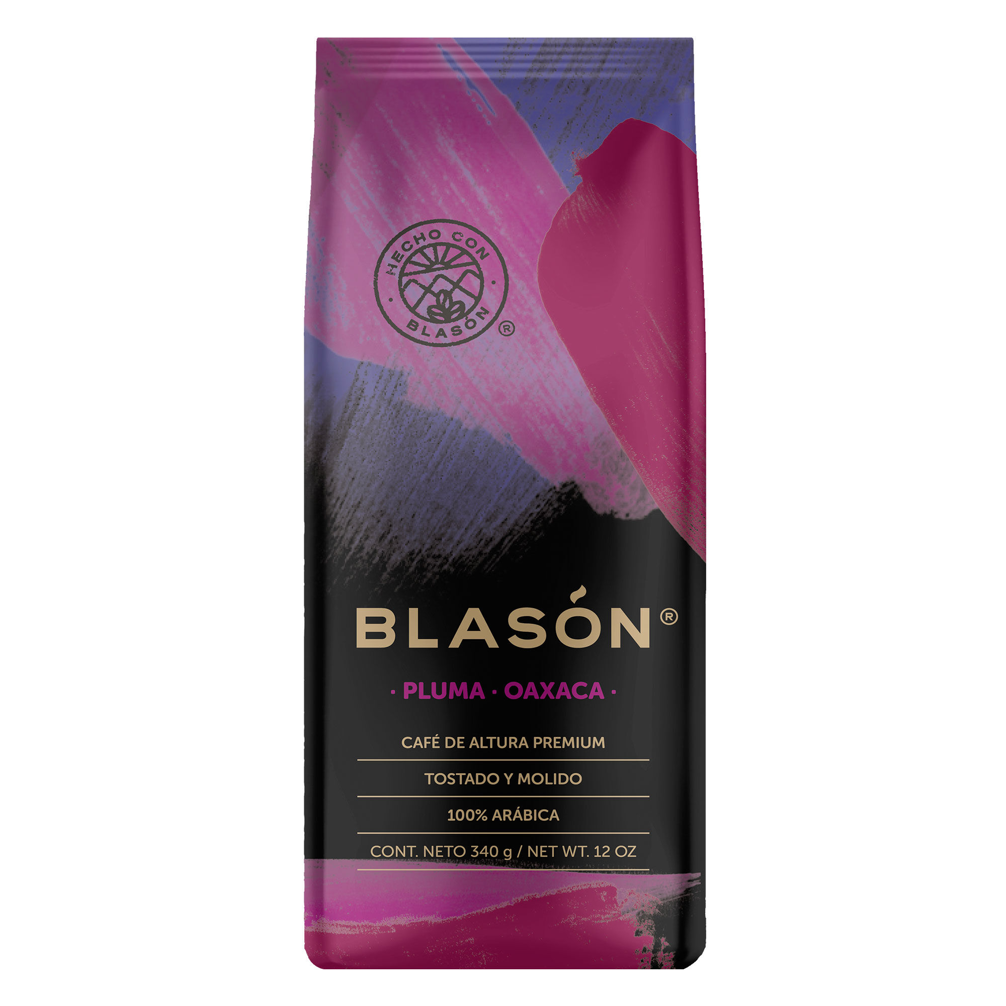 Cafe Tostado & Molido Pluma Oaxaca Blason 340.0 Gr