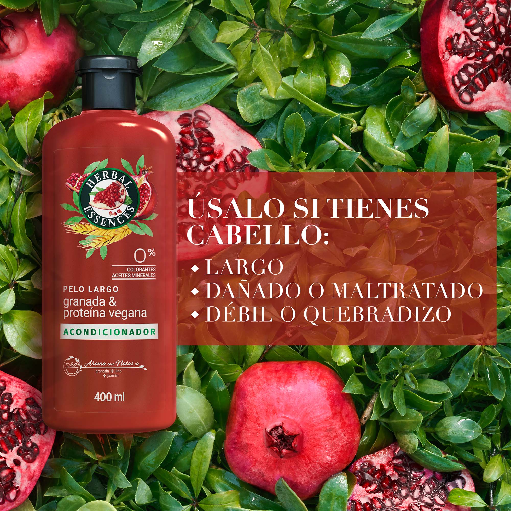 Acondicionador Granada Herbal Essences 400.0 Ml