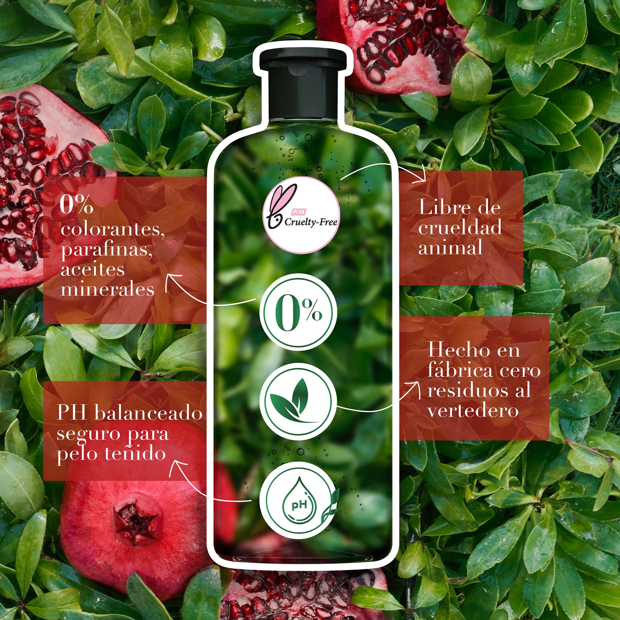 Acondicionador Granada Herbal Essences 400.0 Ml