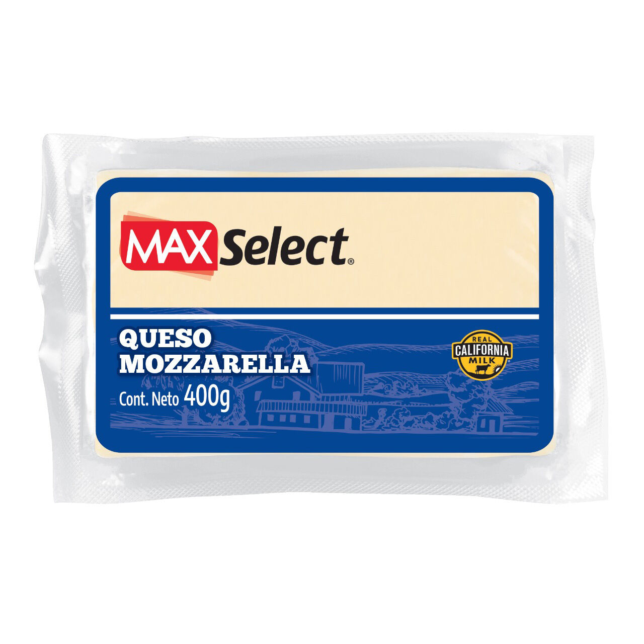 Queso Mozzarella Max Select 400.0 Gr