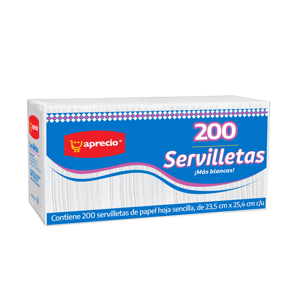 Servilletas Aprecio 200.0 Pza