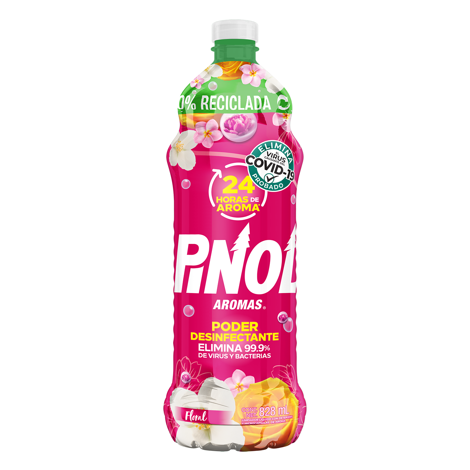 Limpiador Aroma Floral Pinol 828.0 Ml