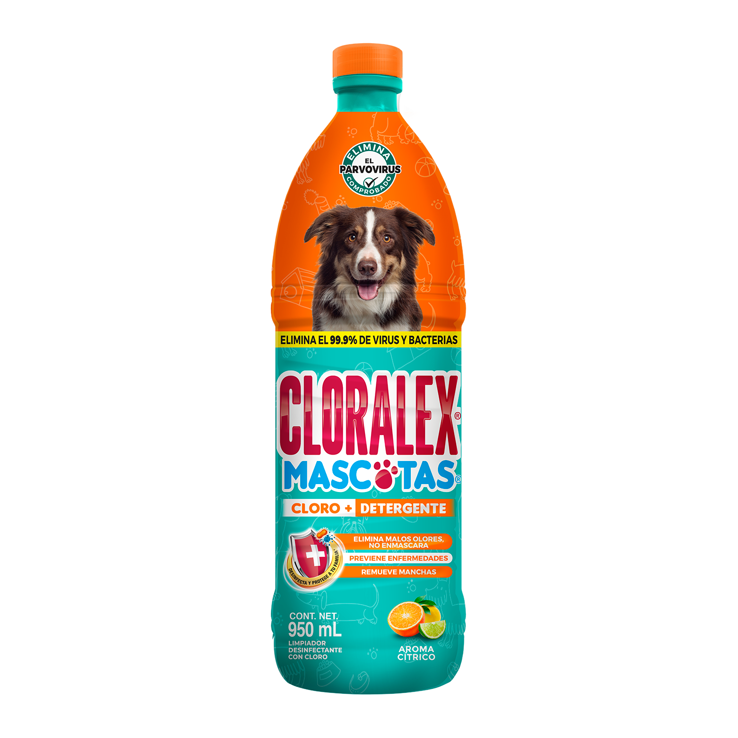Limpiador Desinfect Mascotas Cloralex 950.0 Ml