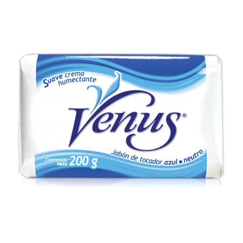 Jabon D/tocador Azul Venus 200.0 Gr