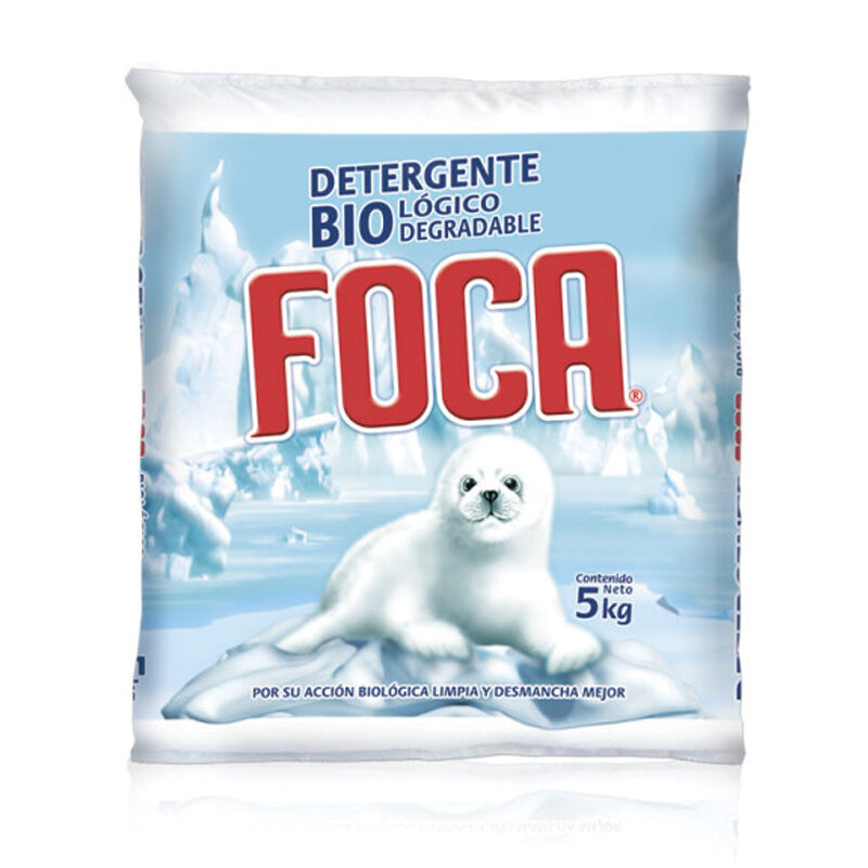 Detergente Polvo Moteado Foca 5.0 Kg