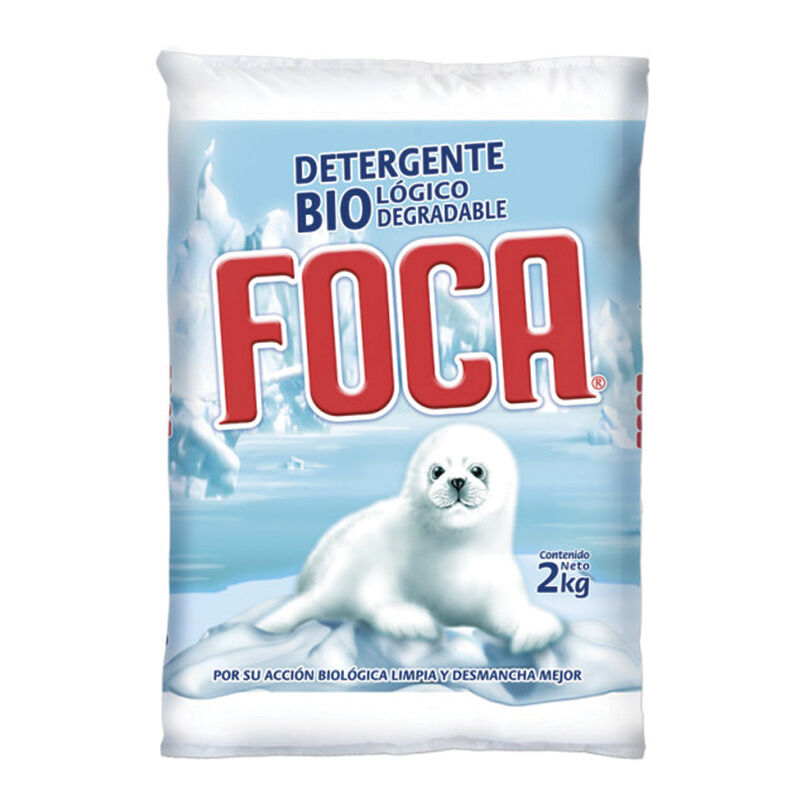 Detergente Polvo Moteado Foca 2.0 Kg