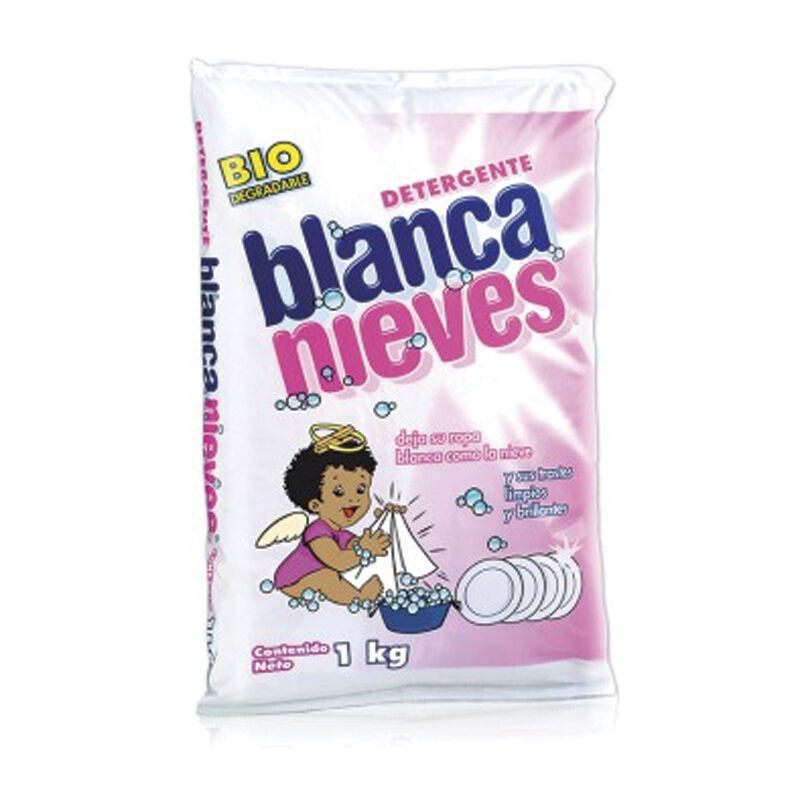 Detergente Polvo Ropa Y Trastes Blanca Nieves 1.0 Kg