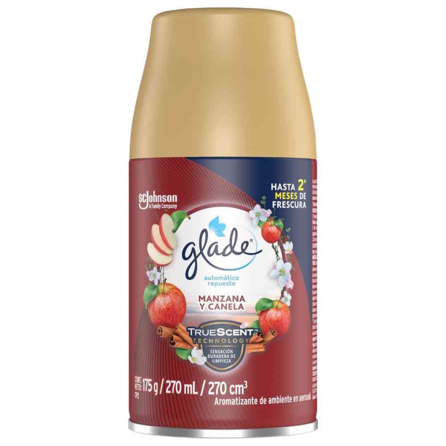 Aromatizante Automatico Manzana Canela Glade 175.0 Gr