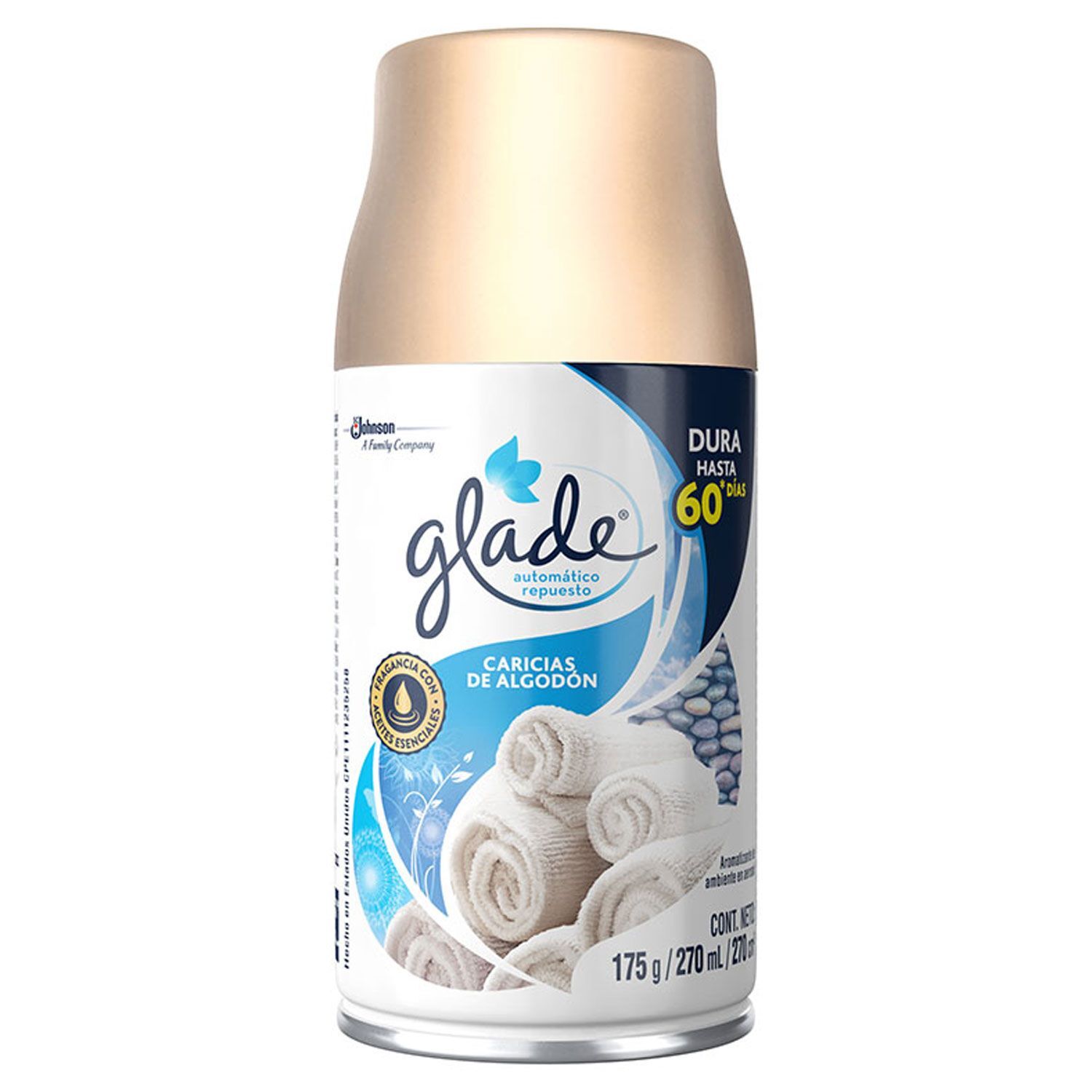 Aromatizante Automatico Caricias De Algodon Glade 175.0