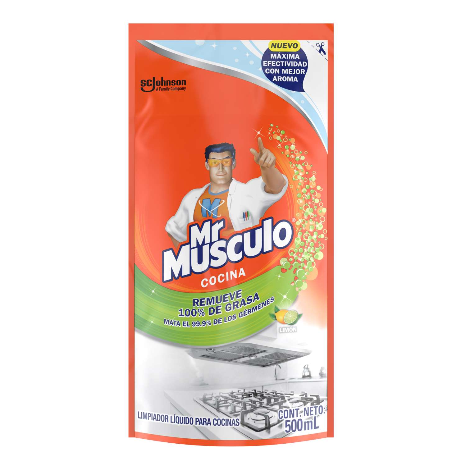 Limpiador Cocina Total 5 En 1 Mr Musculo 500.0 Ml