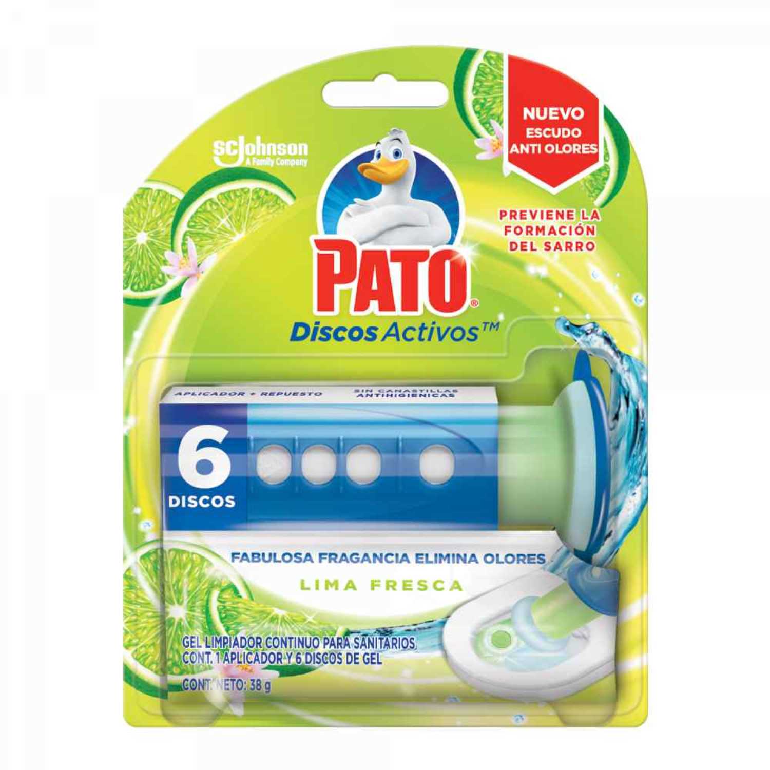 Discos Activos 6pz+aplic Lima Fresca Mr Muscu Pato 7.0