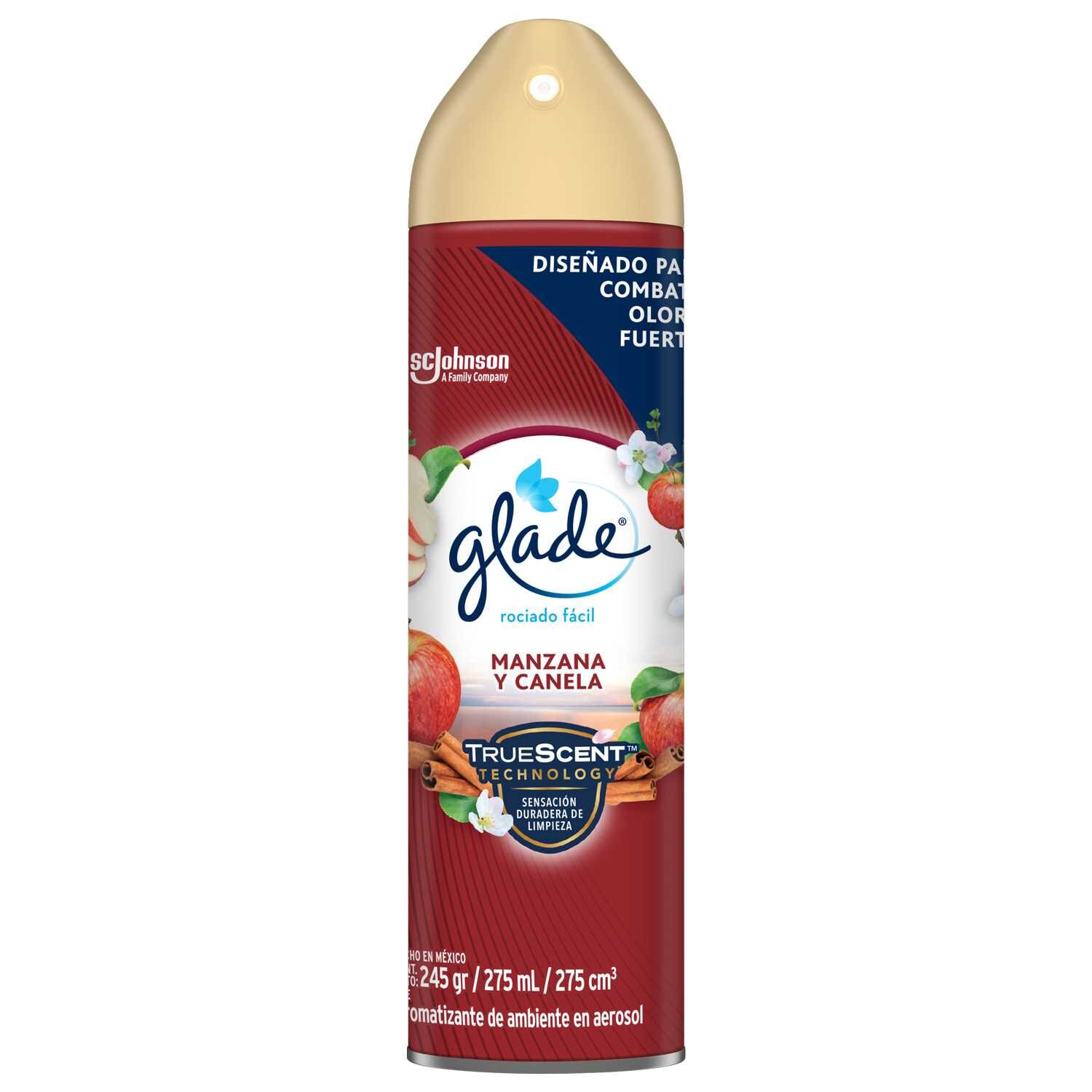 Aromatizante Aerosol Manzana Canela Glade 275.0 Ml