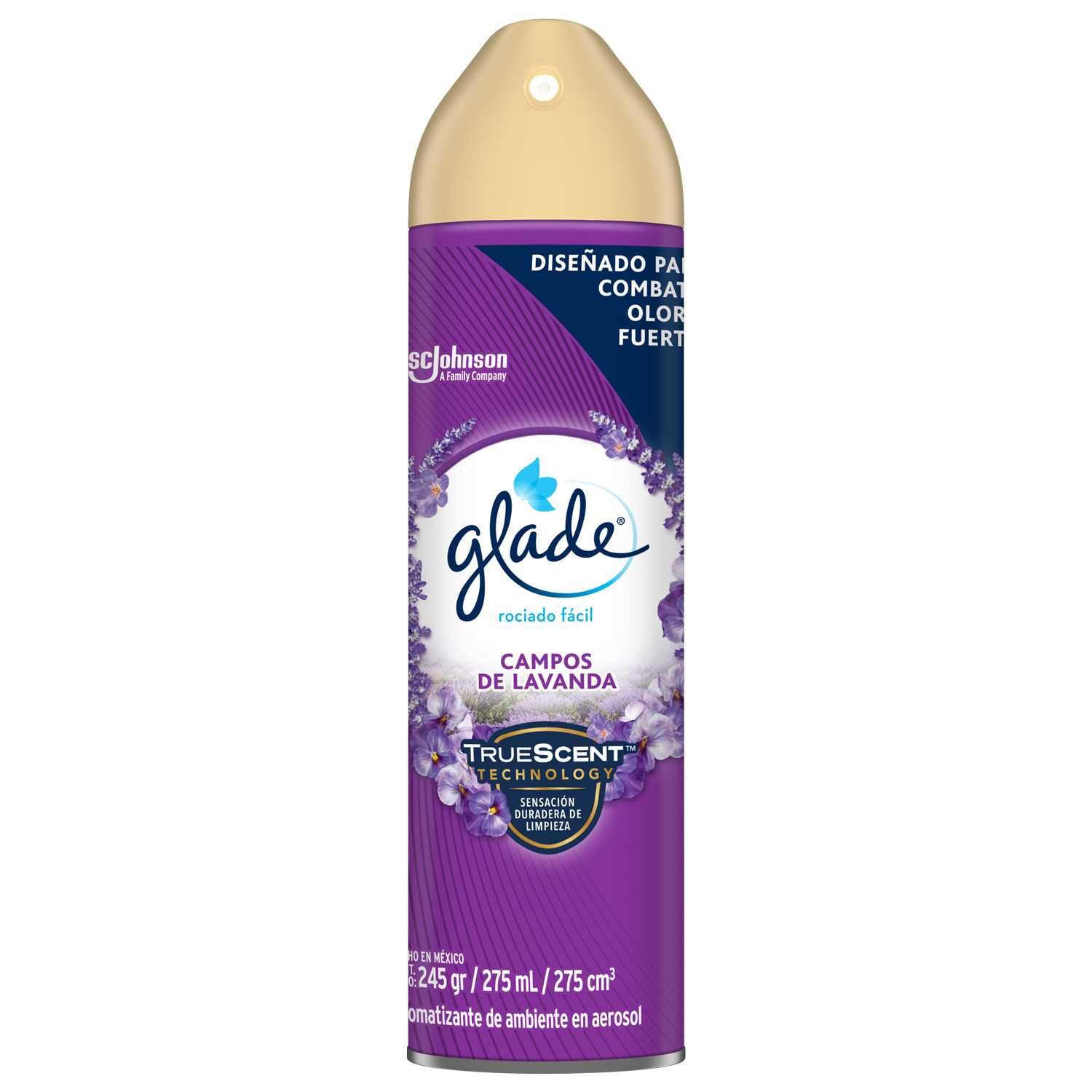Aromatizante Aerosol Campos De Lavanda Glade 275.0 Ml