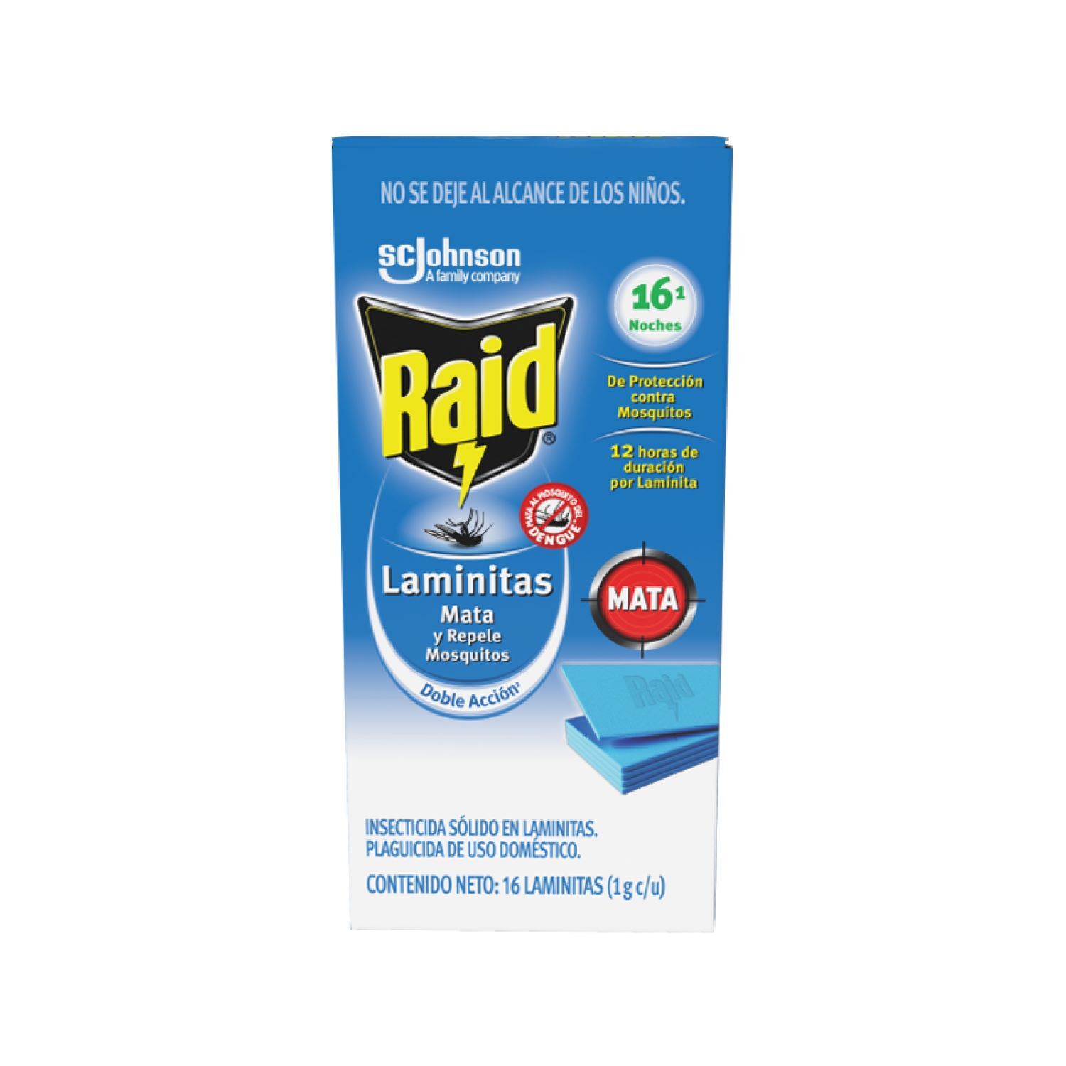 Insecticida Elect. Laminitas Rep Raid 16.0 Pza