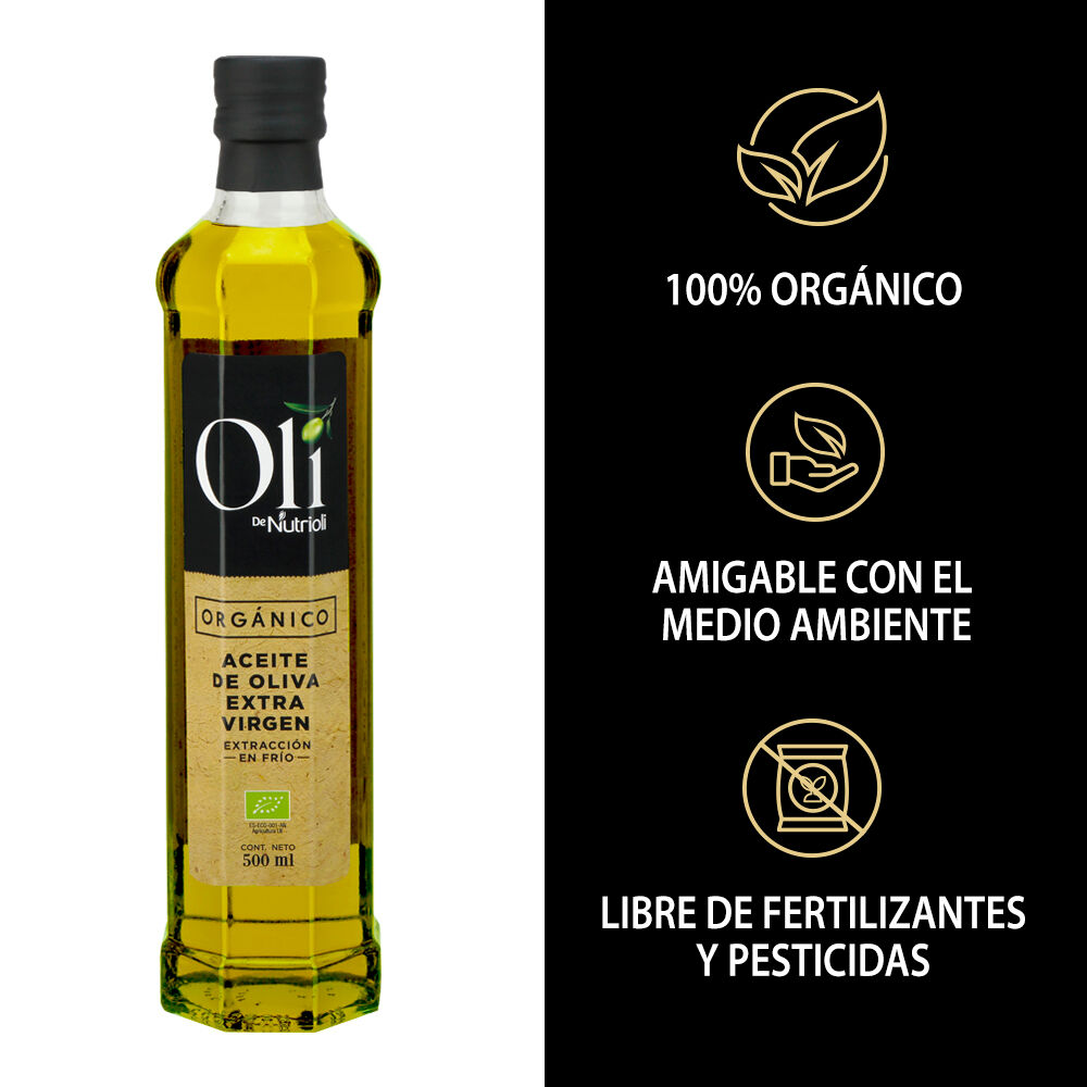 Aceite De Oliva Extra Organico Oli 500.0 Ml