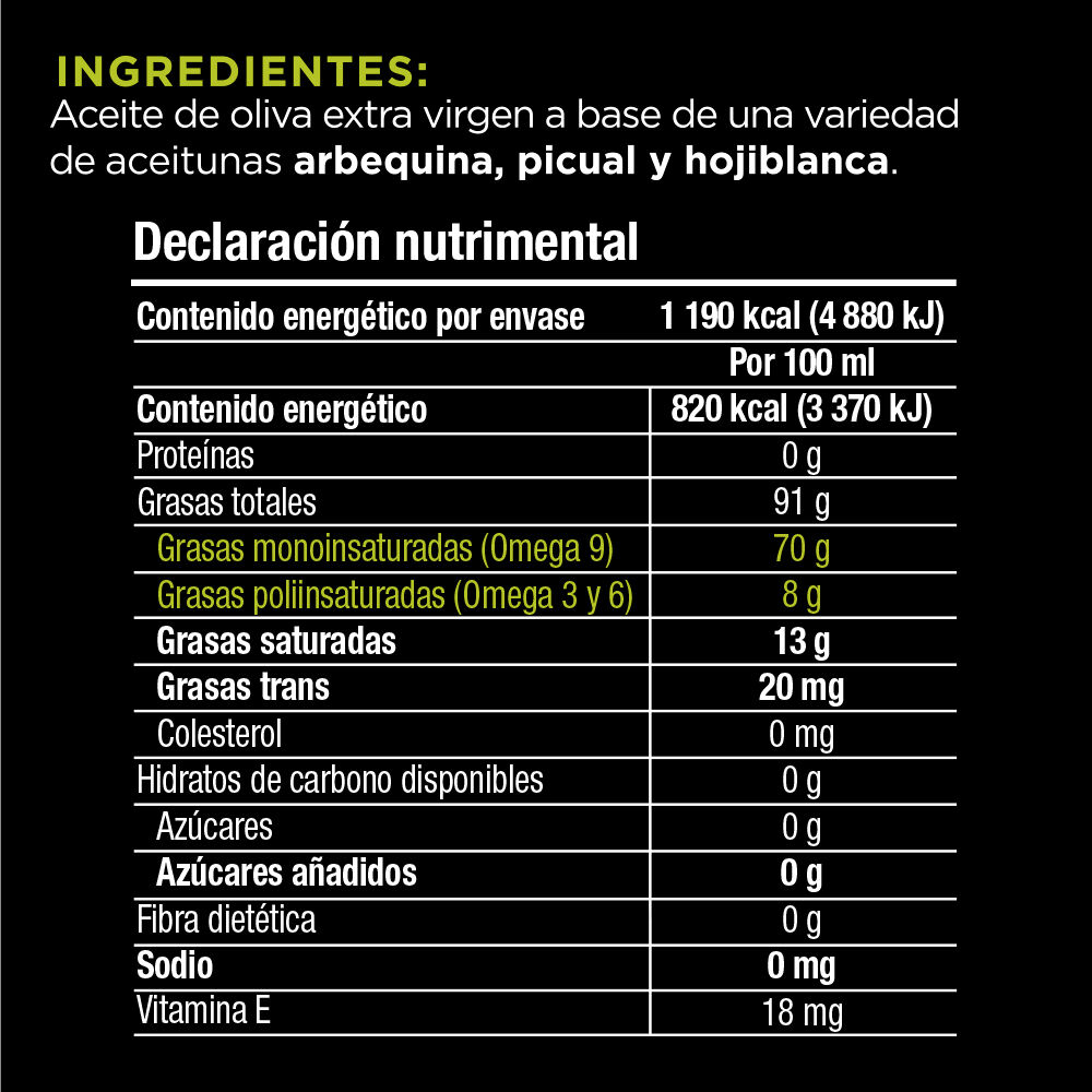 Aceite En Spray De Oliva Extra Virgen Oli Nutrioli 145.0