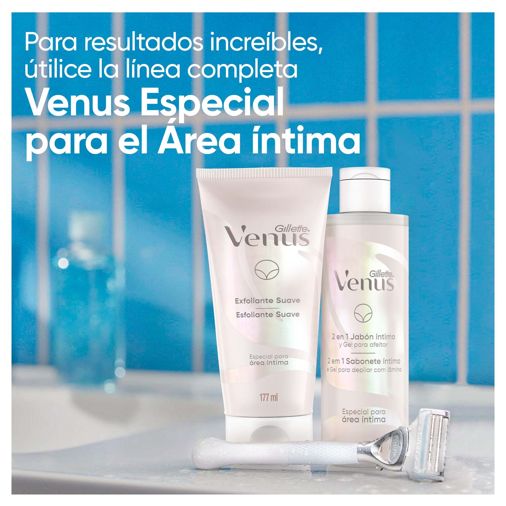Exfoliante Suave Para Area Intima Venus 177.0 Ml