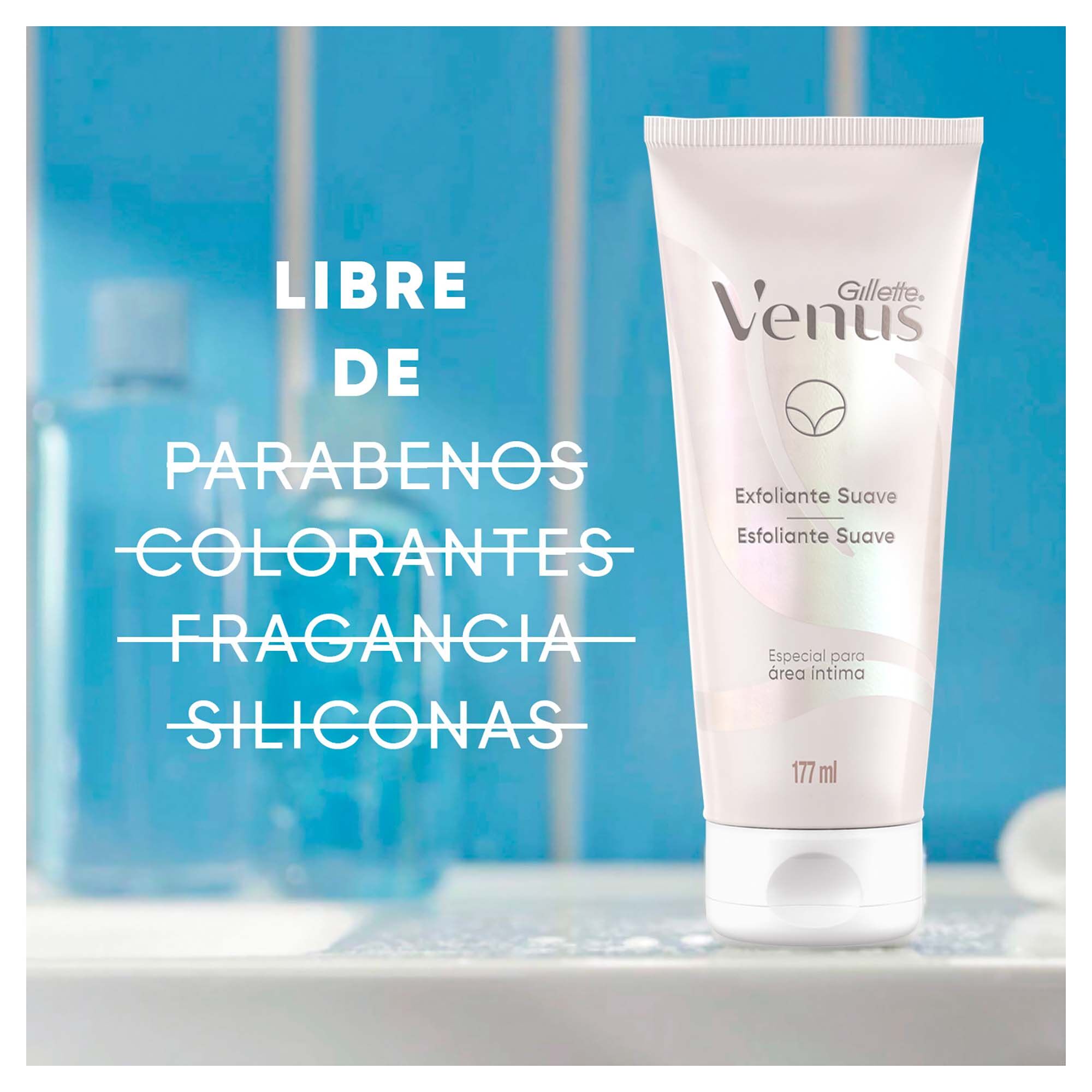 Exfoliante Suave Para Area Intima Venus 177.0 Ml