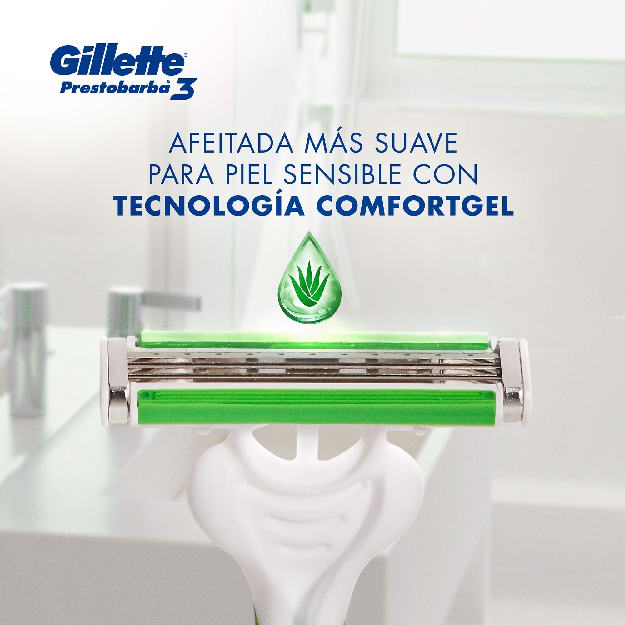 Maquina Desechable Sensecare Gillette 1.0 Pza