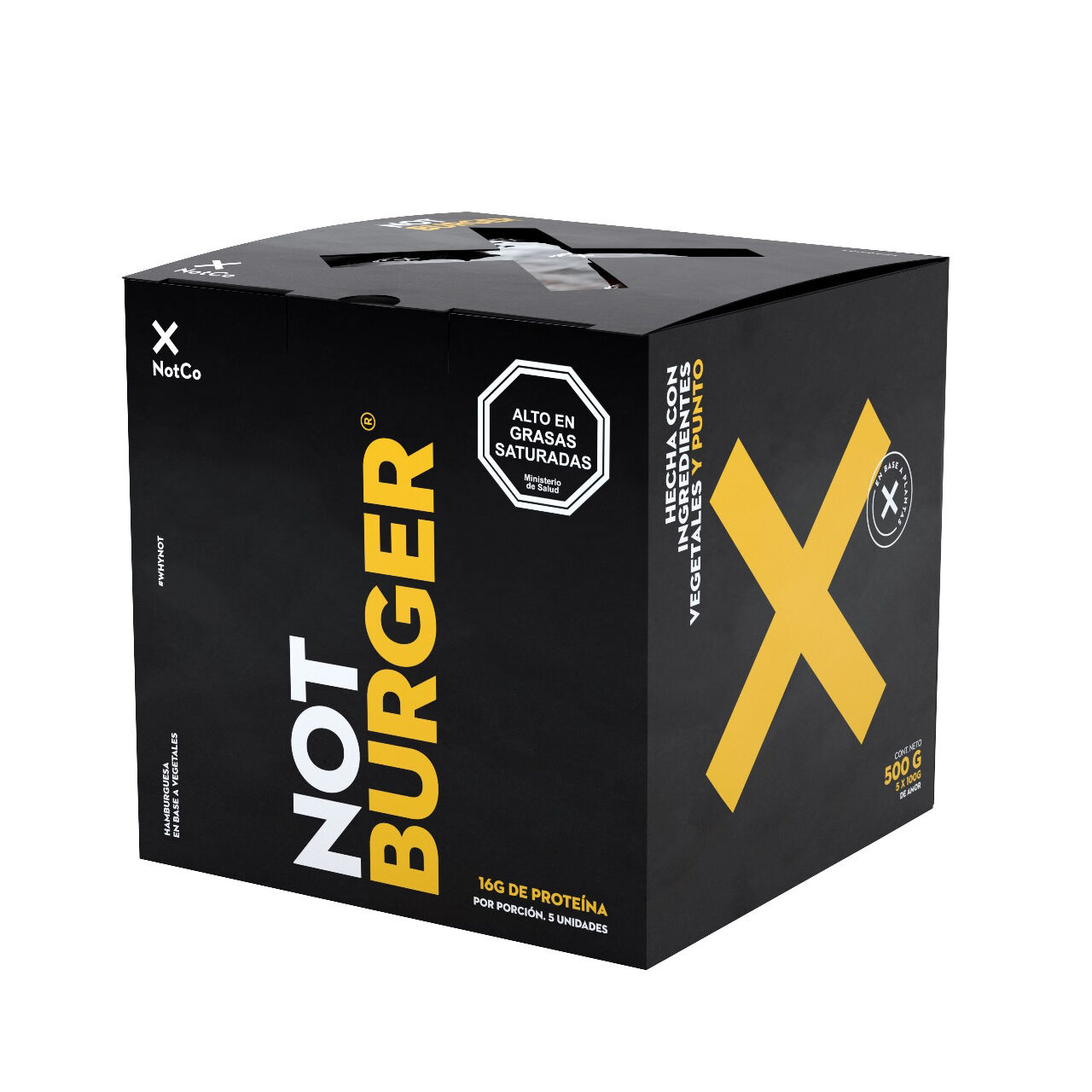 Hamburguesa Not Burger Cubo Notco 500.0 Gr