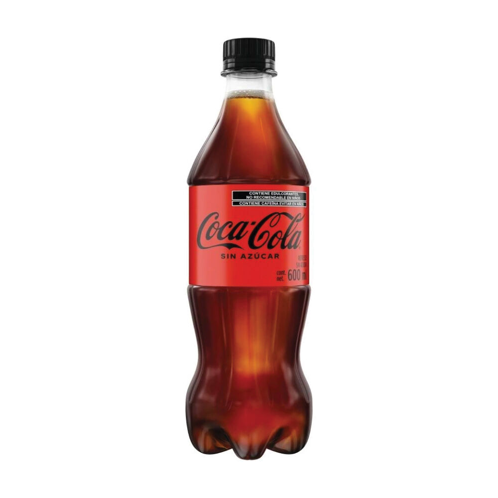 Soda Sin Azucar Coca Cola 600.0 Ml