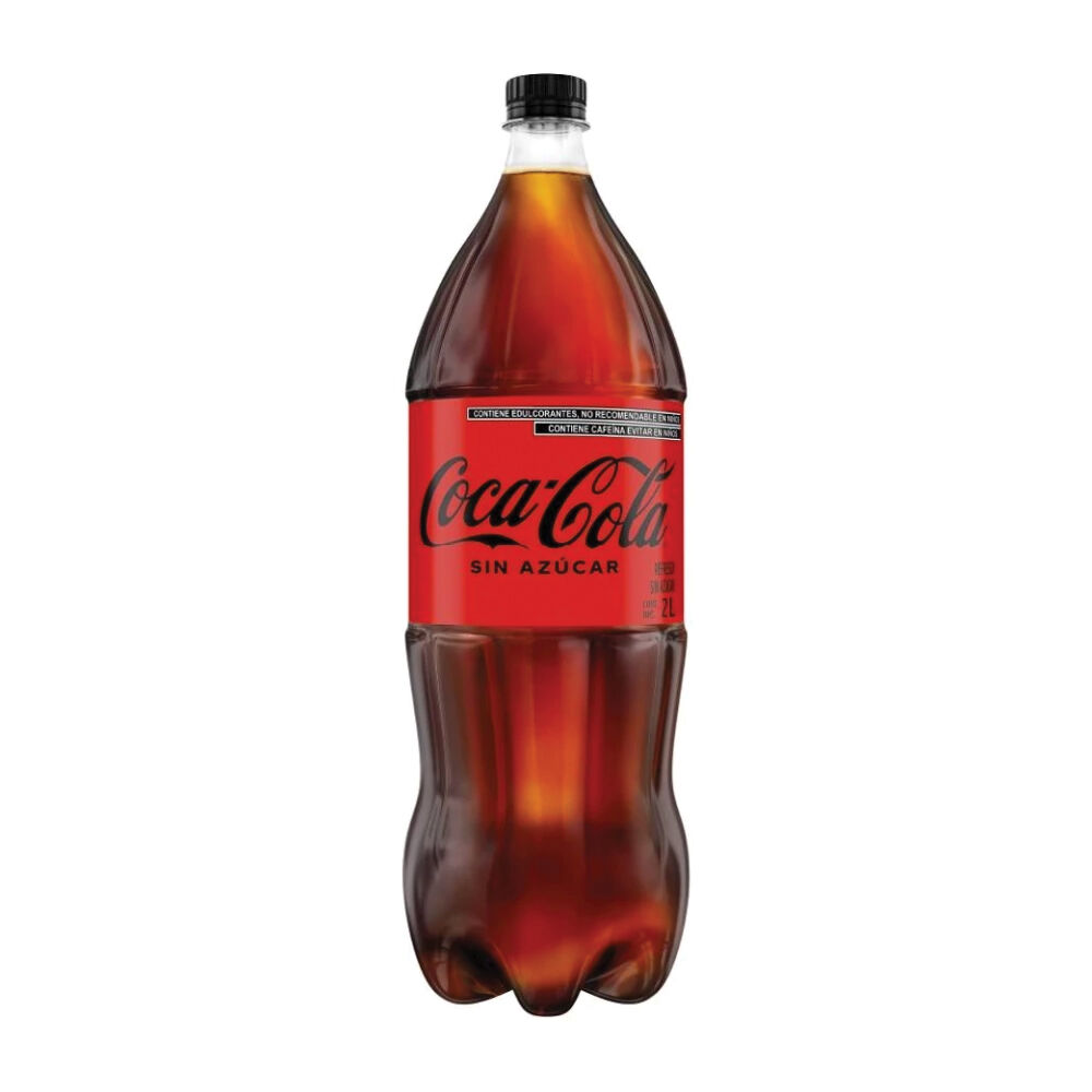Soda Cola Sin Azucar Coca Cola 2.0 Lt