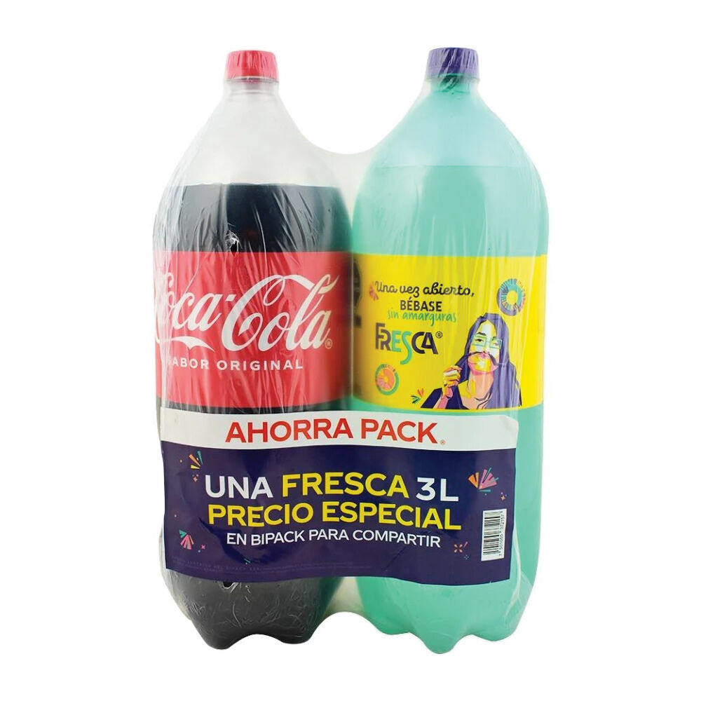 Soda Coca Y Fresca Coca Cola 3.0 Lt