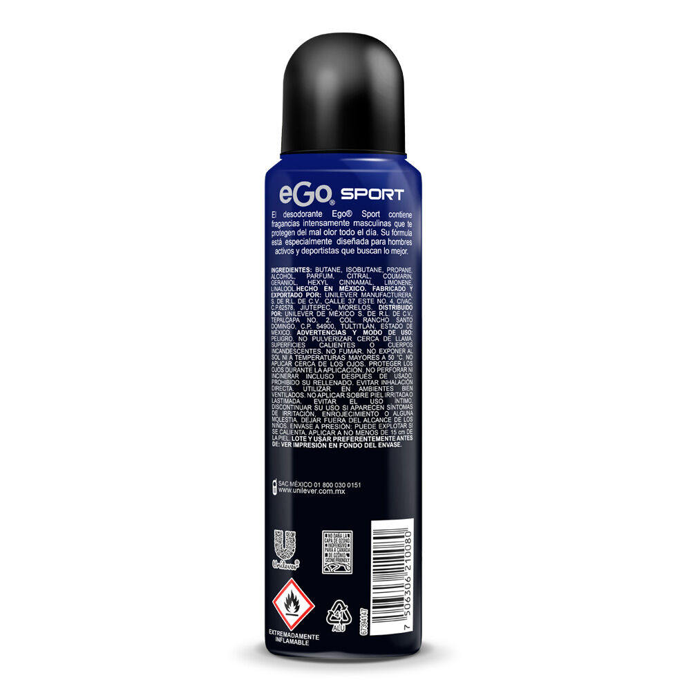 Deo Aerosol Bs Sport Ego 150.0 Ml
