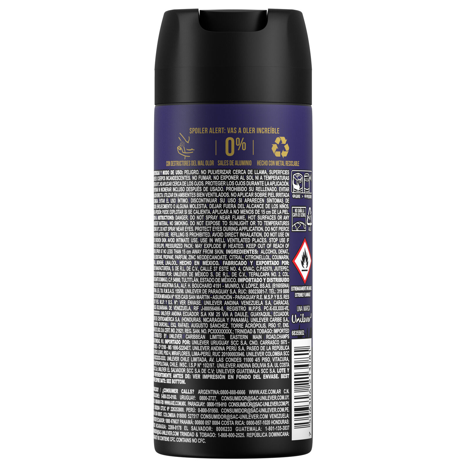 Deo Aerosol Martin Garrix Axe 150.0 Ml