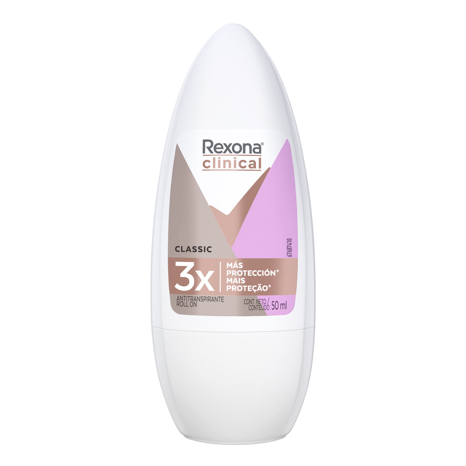 Deo Roll On Clinical Classic Rexona 50.0 Ml