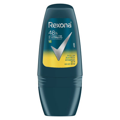 Deo Roll On V8 P/hom Rexona 50.0 Ml