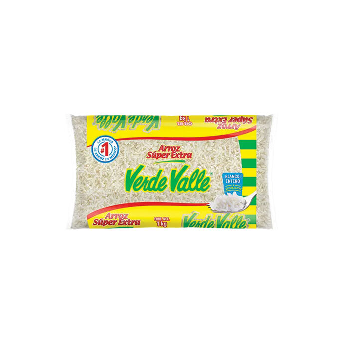 Arroz Super Extra Verde Valle 900.0 Gr