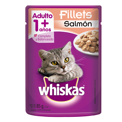 Comida Gato Salmon Whiskas 85 0 Gr