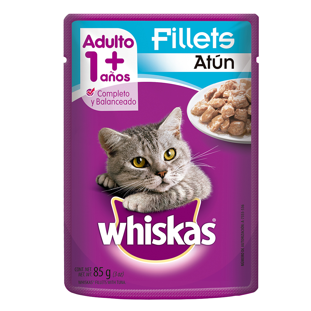 Comida Gato Atun Whiskas 85 0 Gr
