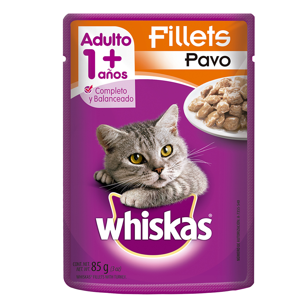Comida Gato Pavo Whiskas 85 0 Gr