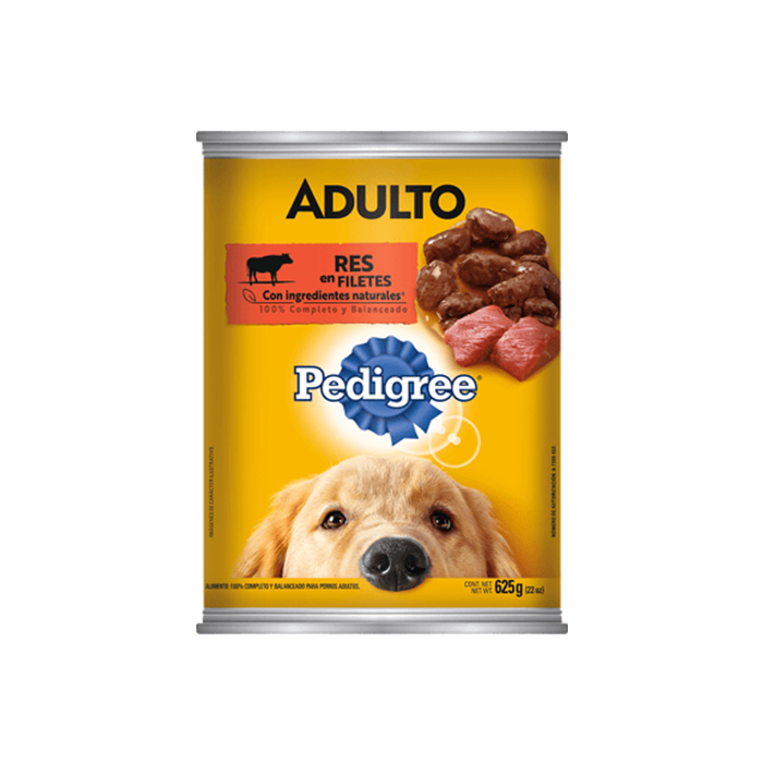 Comida Perro Guisado Con Carne De Res Pedigree 625.0 Gr
