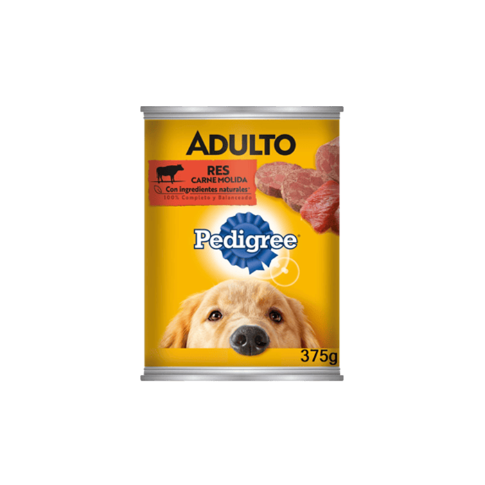 Comida Perro Carne Molida De Res Pedigree 375.0 Gr