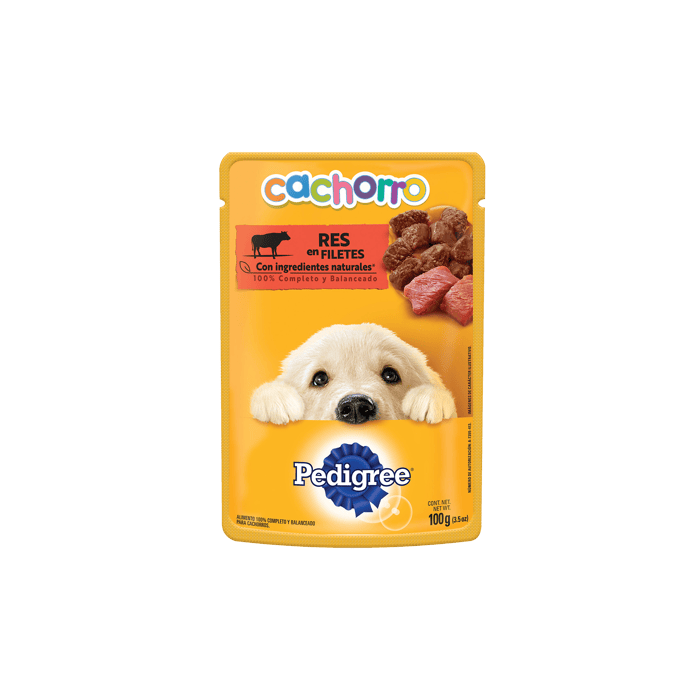 Comida Perro Puppy Pouch Res Pedigree 100 0 Gr