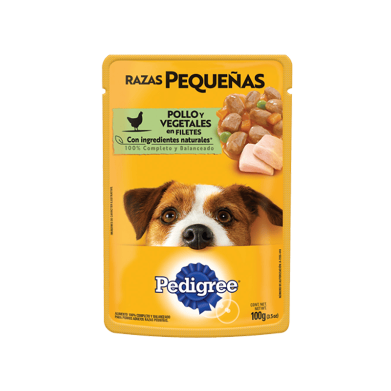 Comida Perro Rp Pouch Pollo Y Vegetales Pedigree 100.0