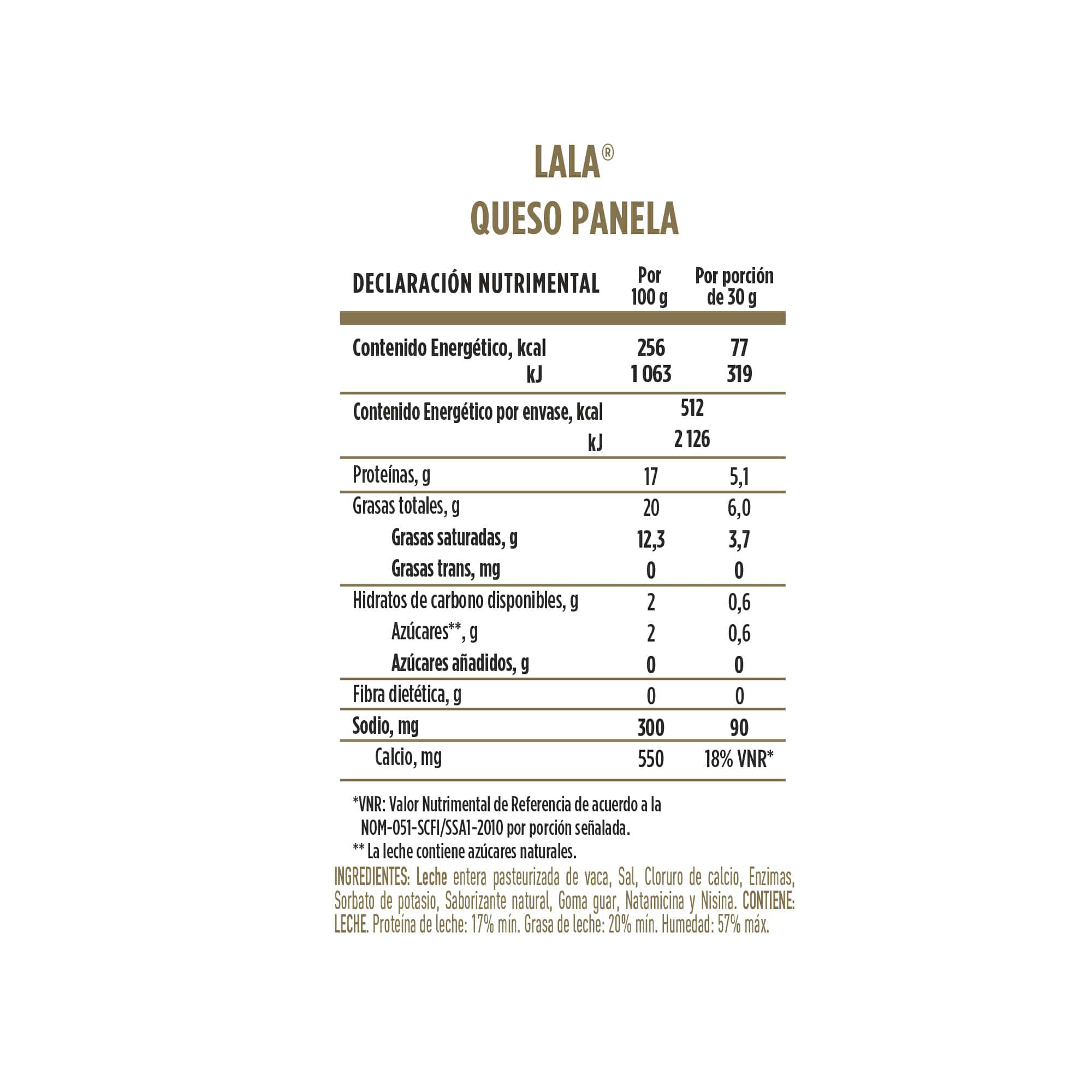 Queso Panela Lala 200.0 Gr