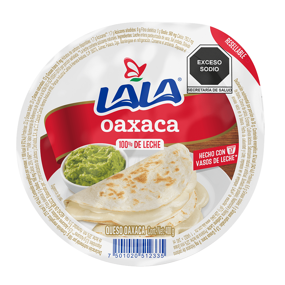 Queso Oaxaca Lala 400.0 Gr