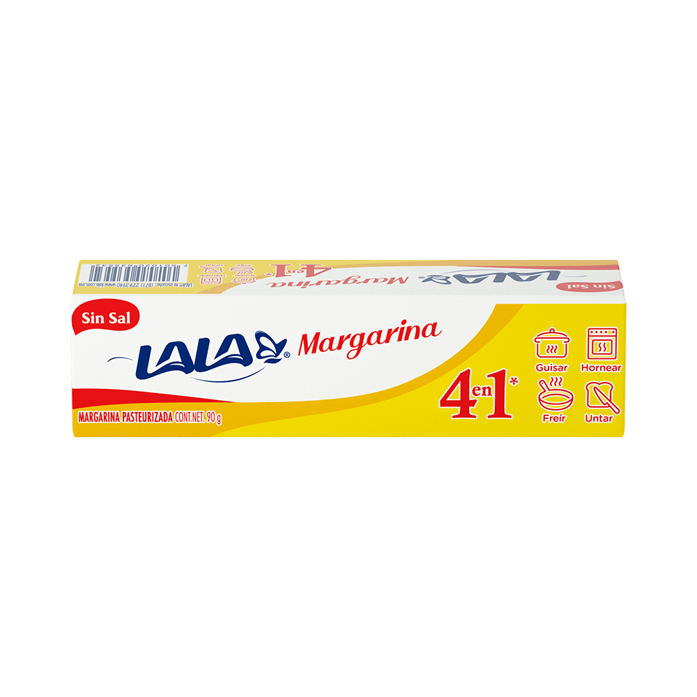 Margarina Sin Sal Lala 90.0 Gr