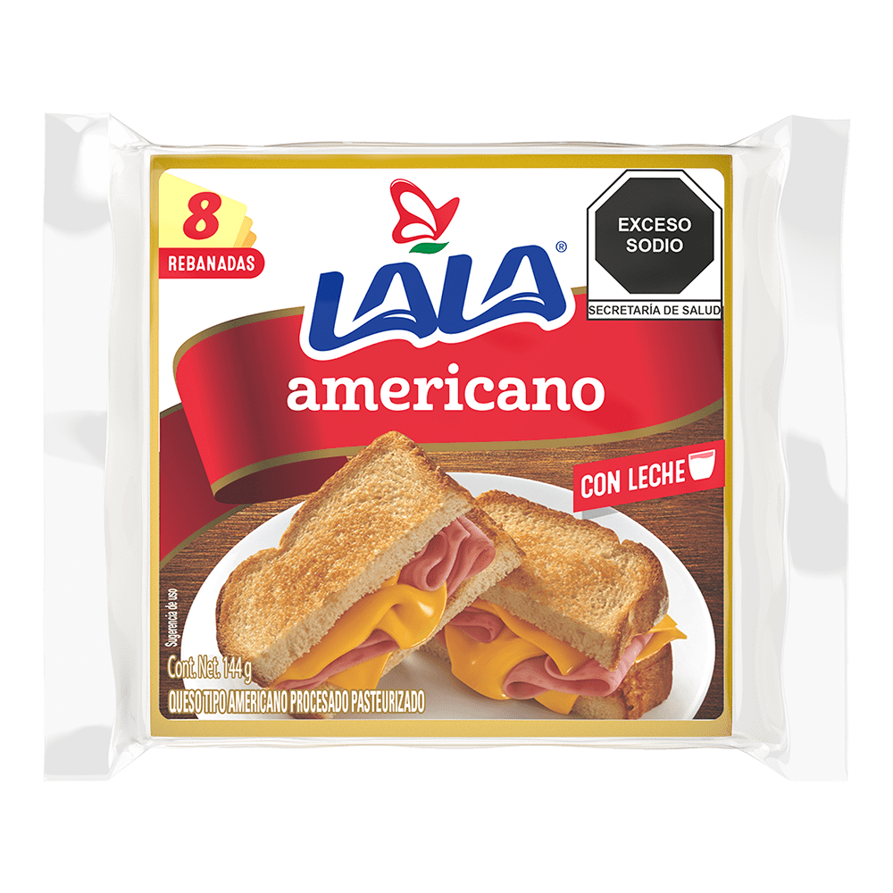 Queso Americano Lala 144 0 Gr
