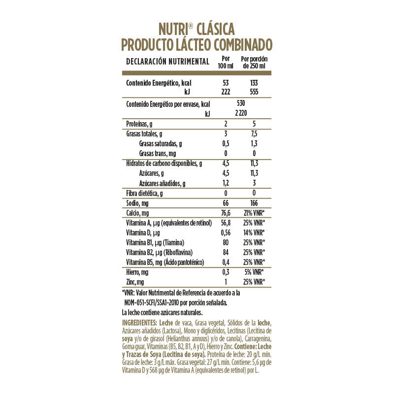 Flactea Uht Nutrileche 1.0 Lt