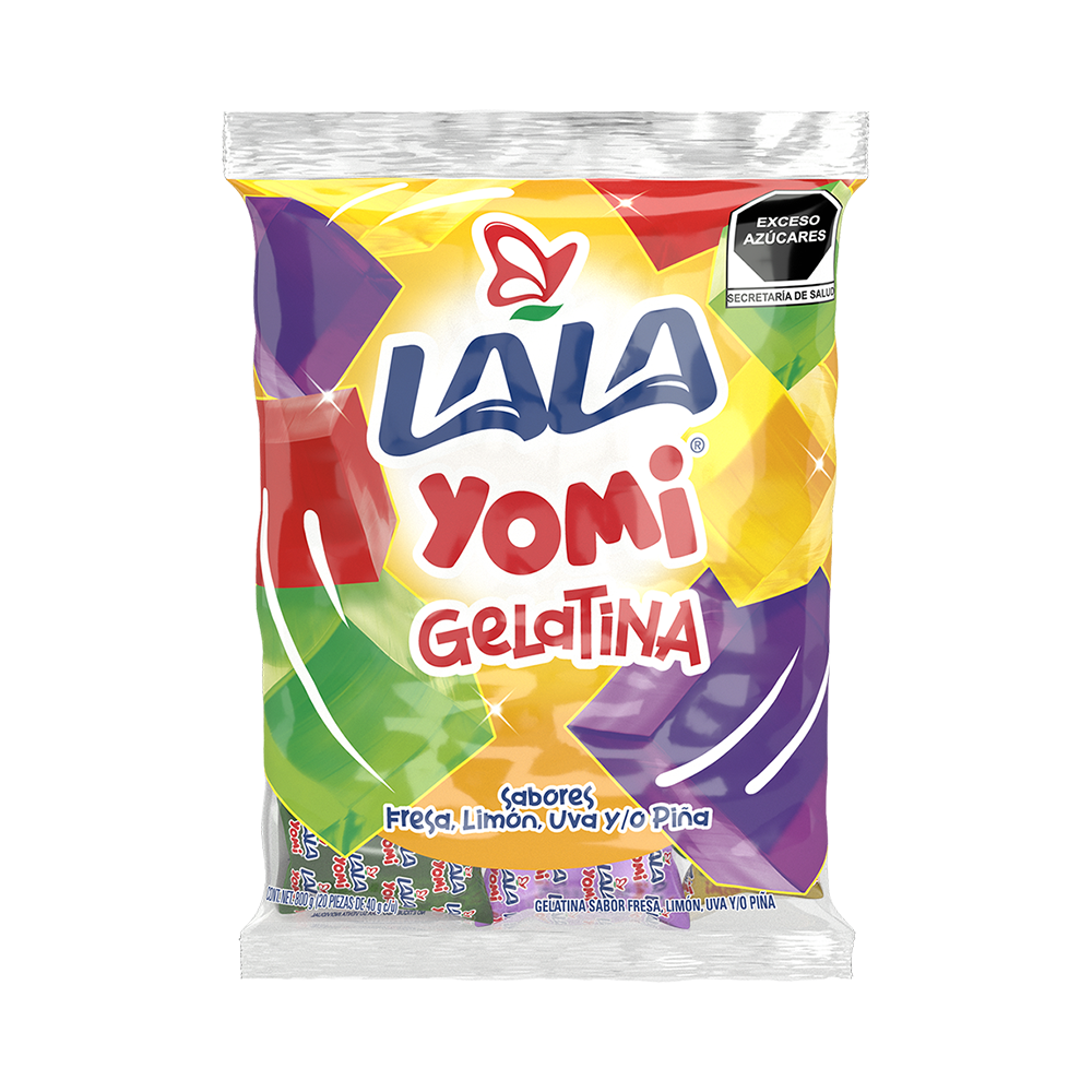 Gelatina Varios Sabores Lala Yomi 20.0 Pza
