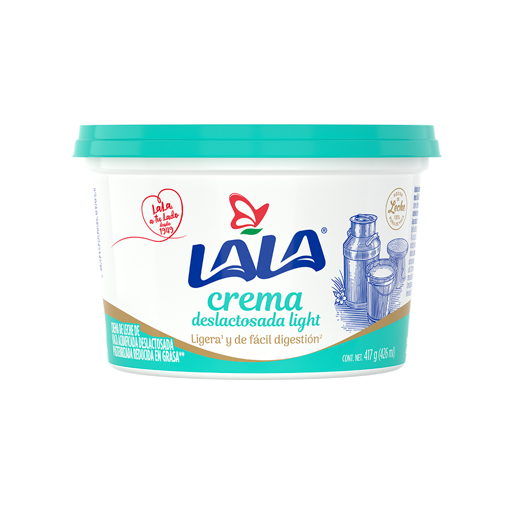 Crema Acida Deslactosada Lala 426.0 Ml