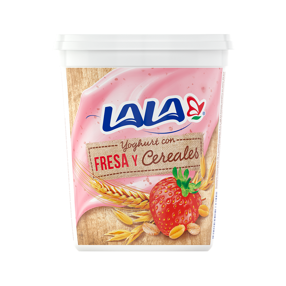 Yoghurt Fresa Cereal Lala 900.0 Gr